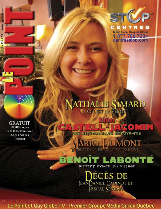 Couverture Nathalie Simard