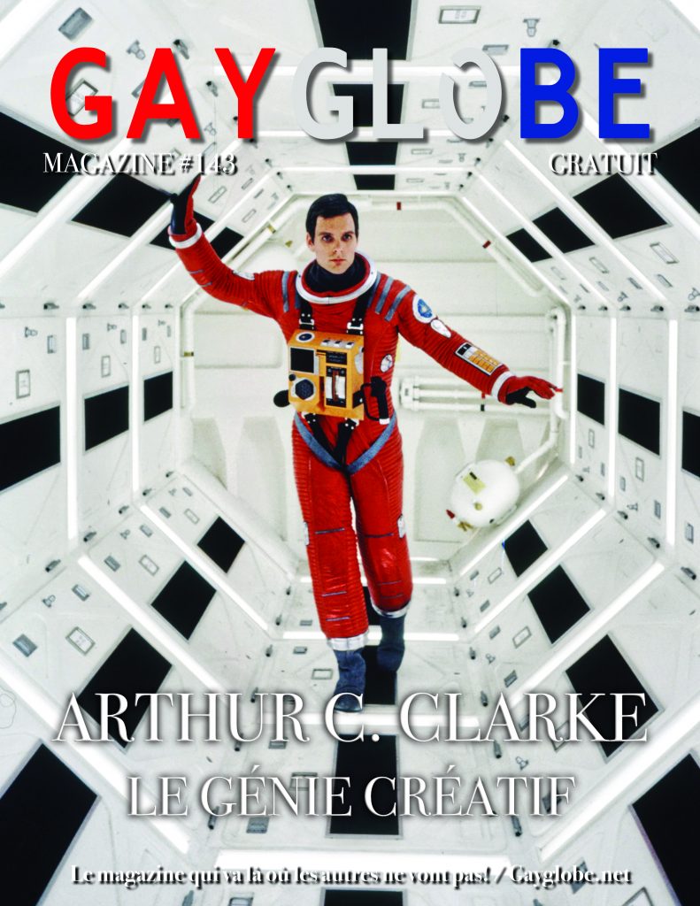Couverture du Magazine Gay Globe #143 avec Arthur C. Clarke