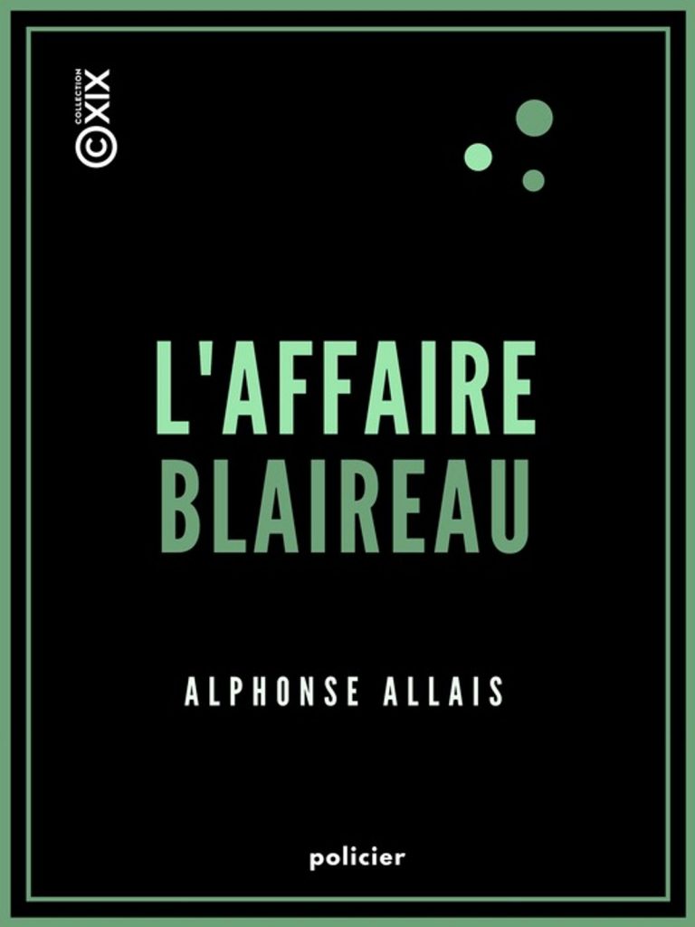 Couverture du roman l'Affaire Blaireau