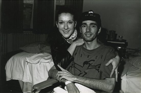 Céline et le conjoint d'un membre du personnel de Gay Globe