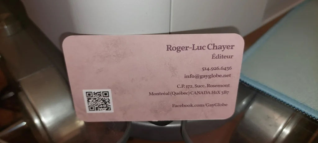 Photo arrière de la carte