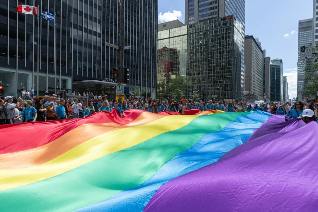 Picture Montreal Pride march 2023
