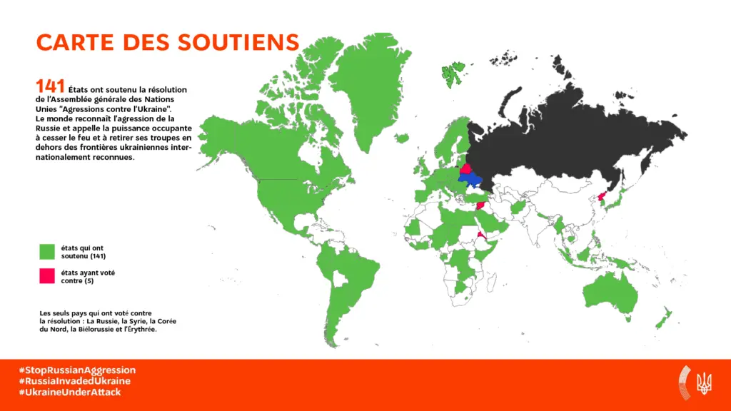 Carte des soutiens
