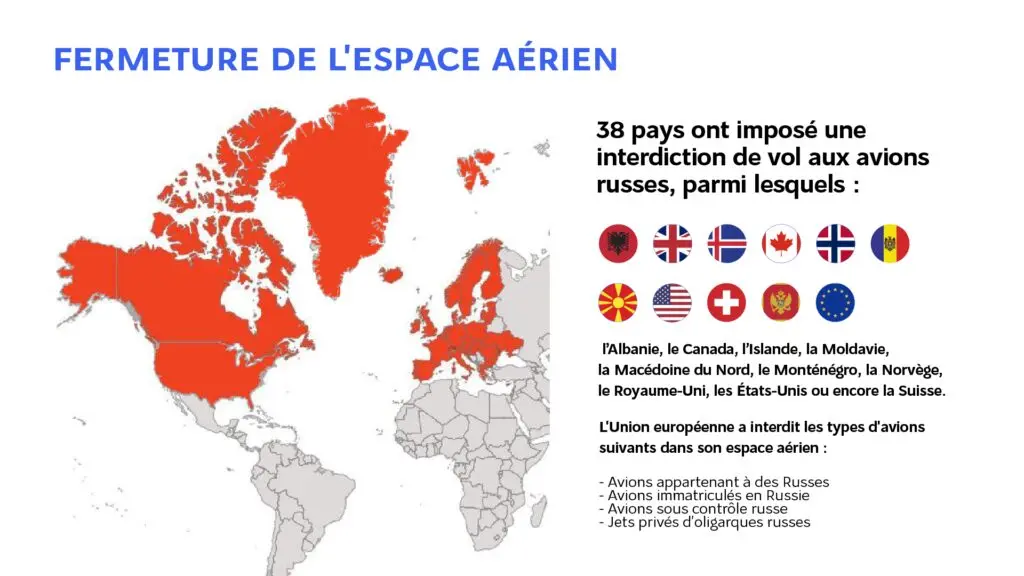 Carte des espaces aériens