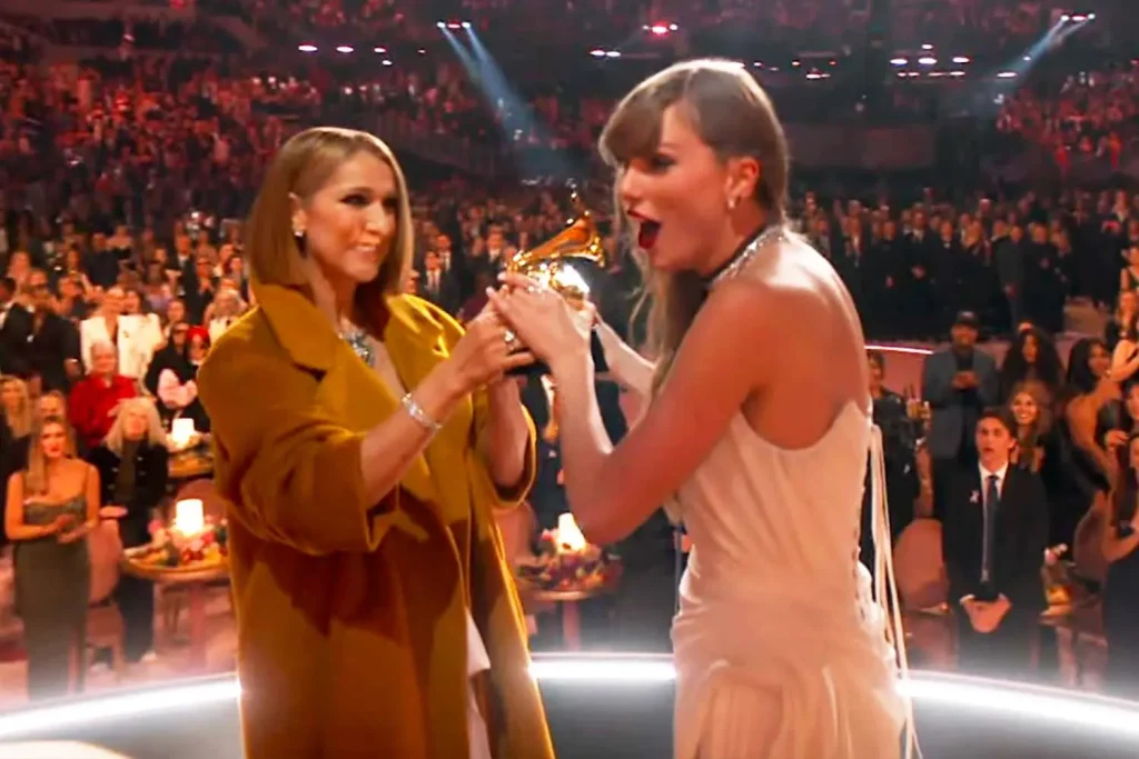 Picture Celine Dion ignored by Taylor Swift