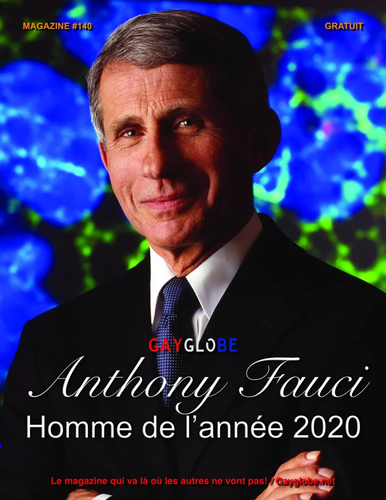 Couverture du Magazine Gay Globe 140 - Docteur Anthony Fauci