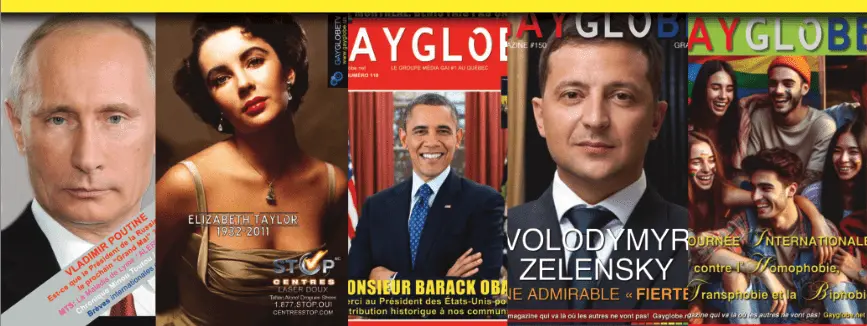 Gay Globe covers