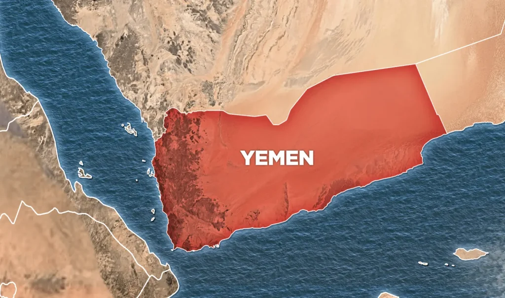 Carte du Yémen