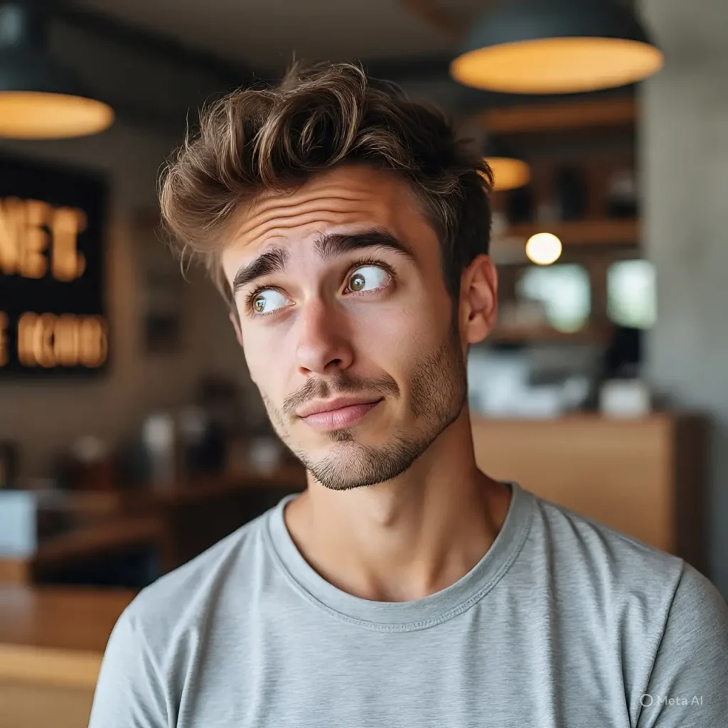 Jeune homme pensif