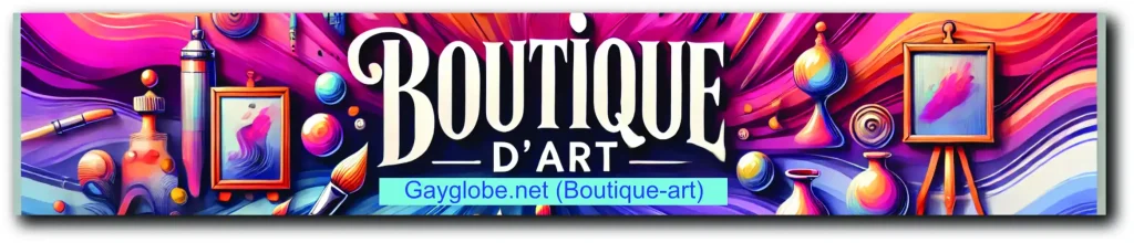 Bandeau boutique d'art Gay Globe
