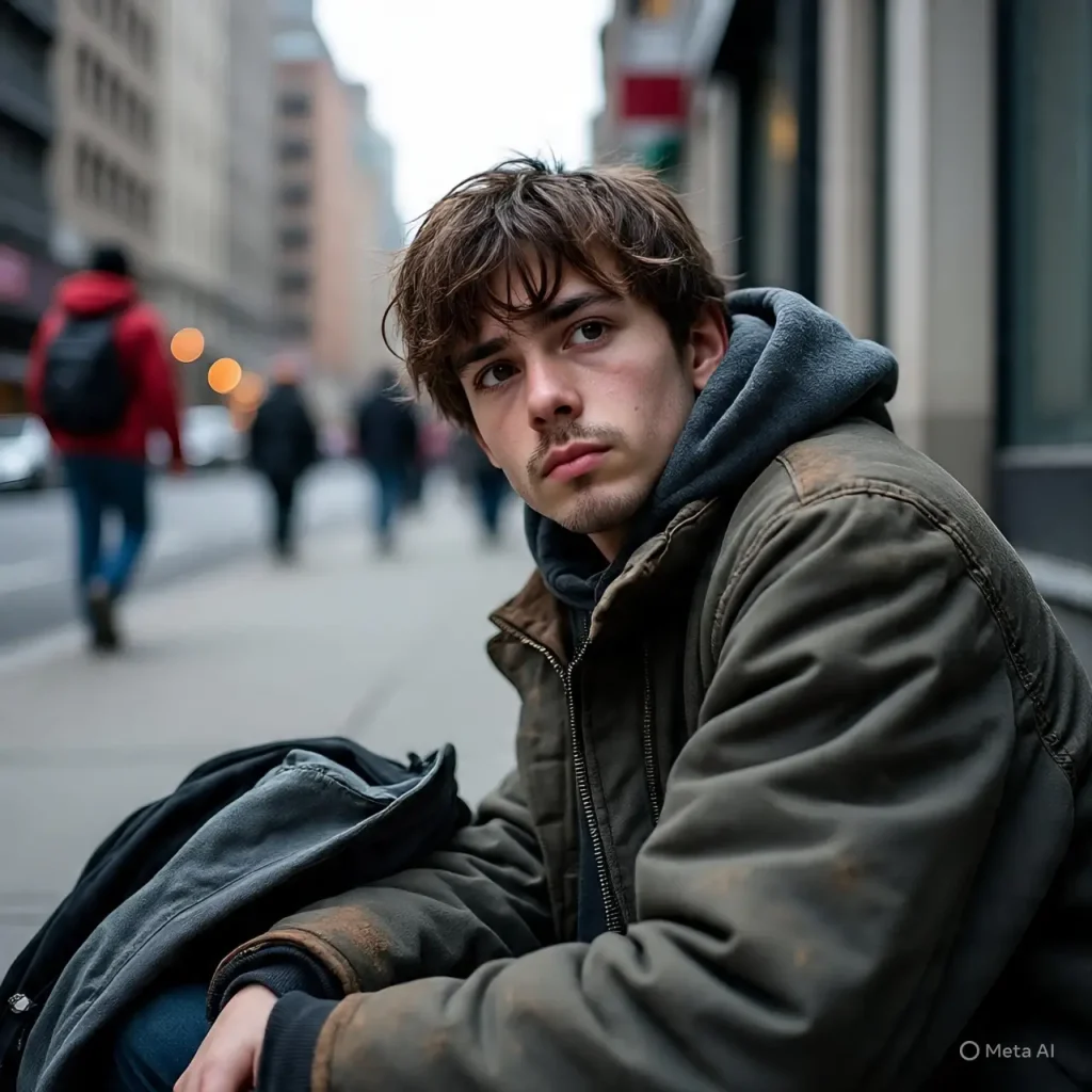 Homeless man